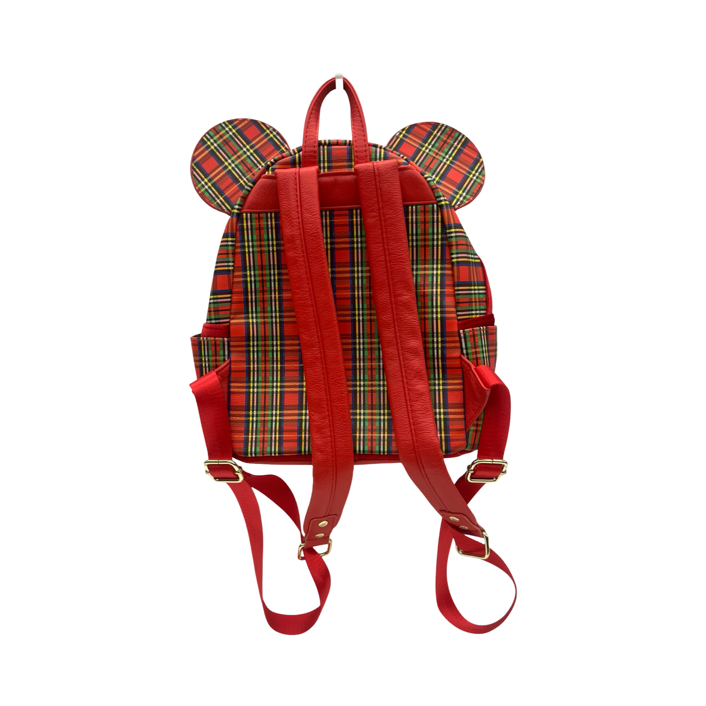 Backpack By Loungefly In Plaid Pattern, Size:Medium