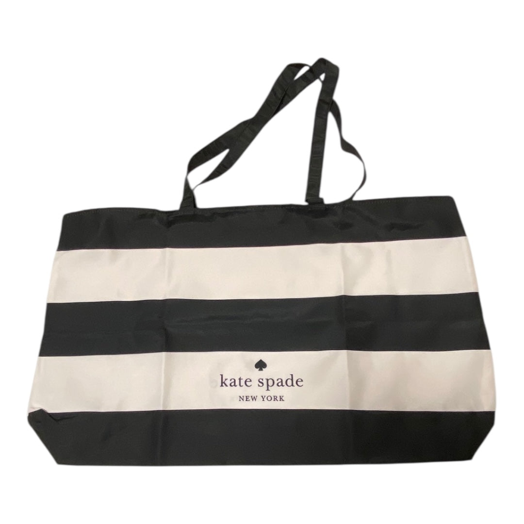 Tote Designer By Kate Spade In Black & White, Size:Large
