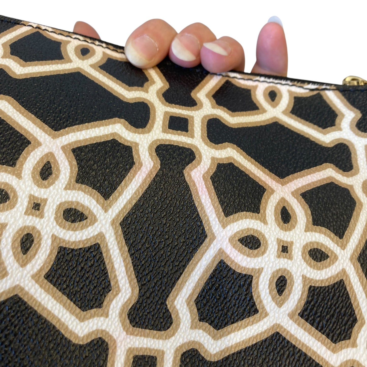 Crossbody Designer By Kate Spade In Black & Cream, Size:Medium