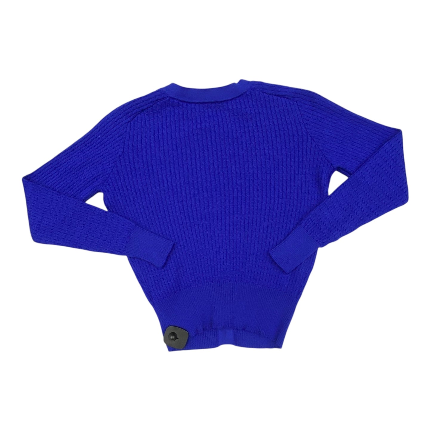 Sweater Cardigan Designer By Louisa Spagnoli In Blue, Size:S