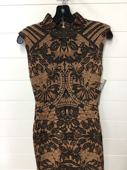 Dress Casual Maxi By Anthropologie In Brown, Size:S