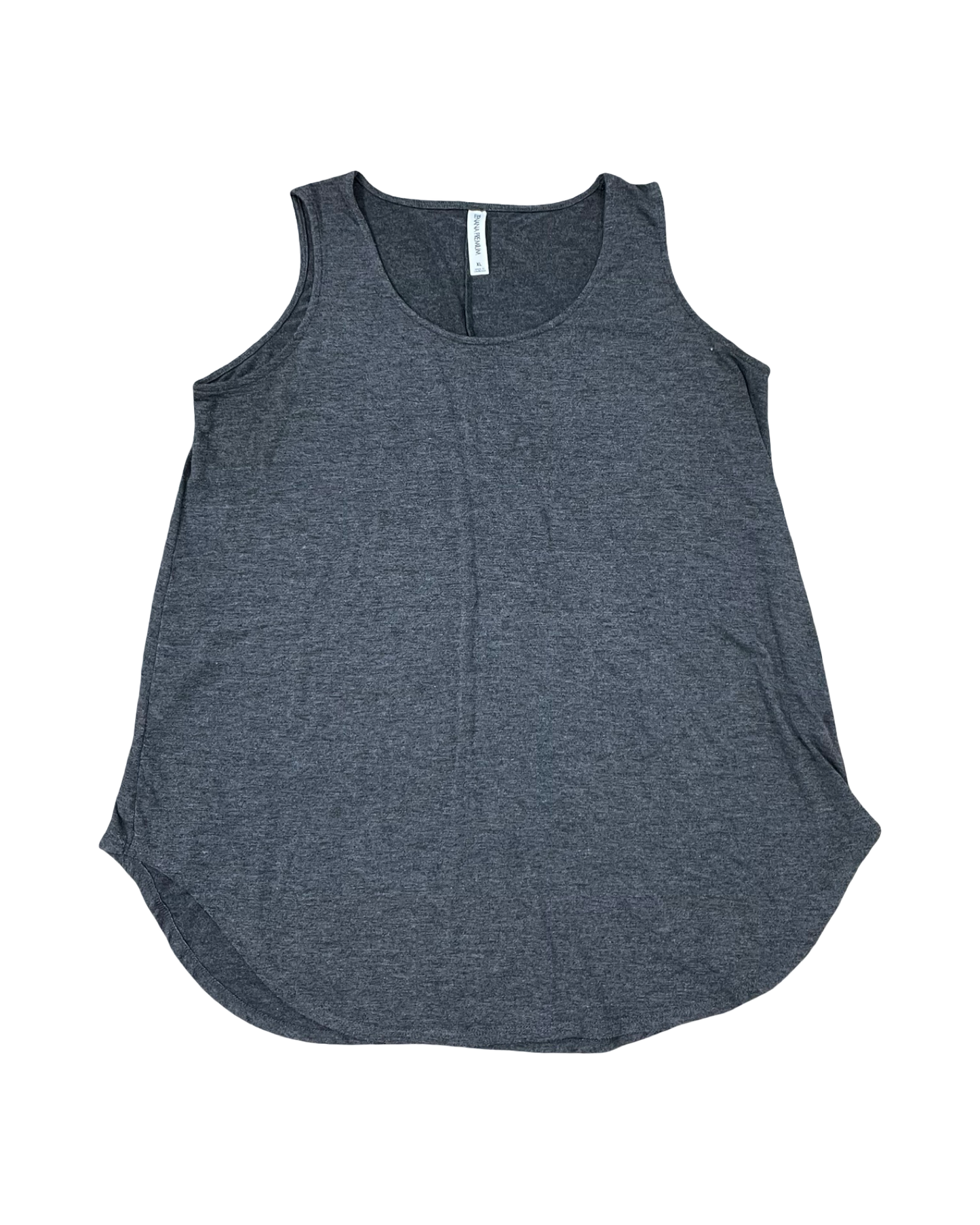 Tank Top By Zenana In Grey, Size:Xl