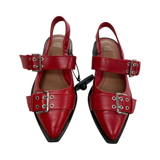 Shoes Flats By Wild Fable In Red, Size:6