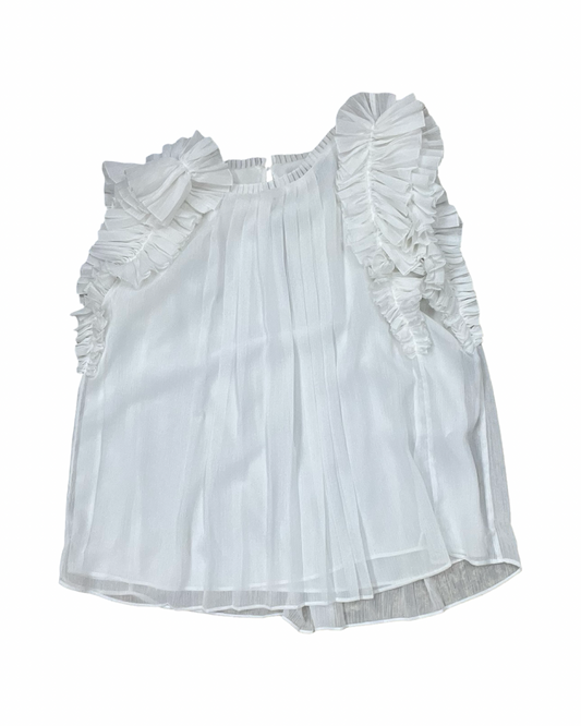 Top Sleeveless By White House Black Market In White, Size:Xs