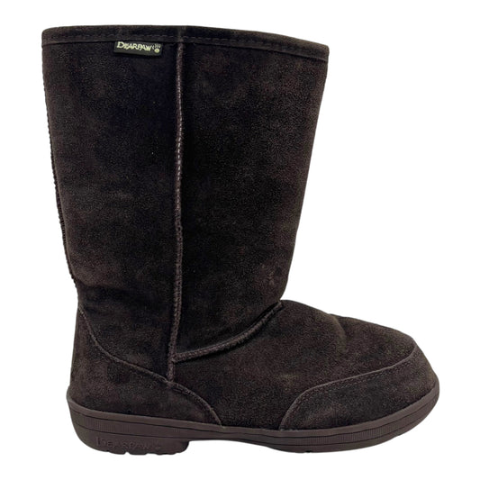 Boots Snow By Bearpaw In Brown, Size:10