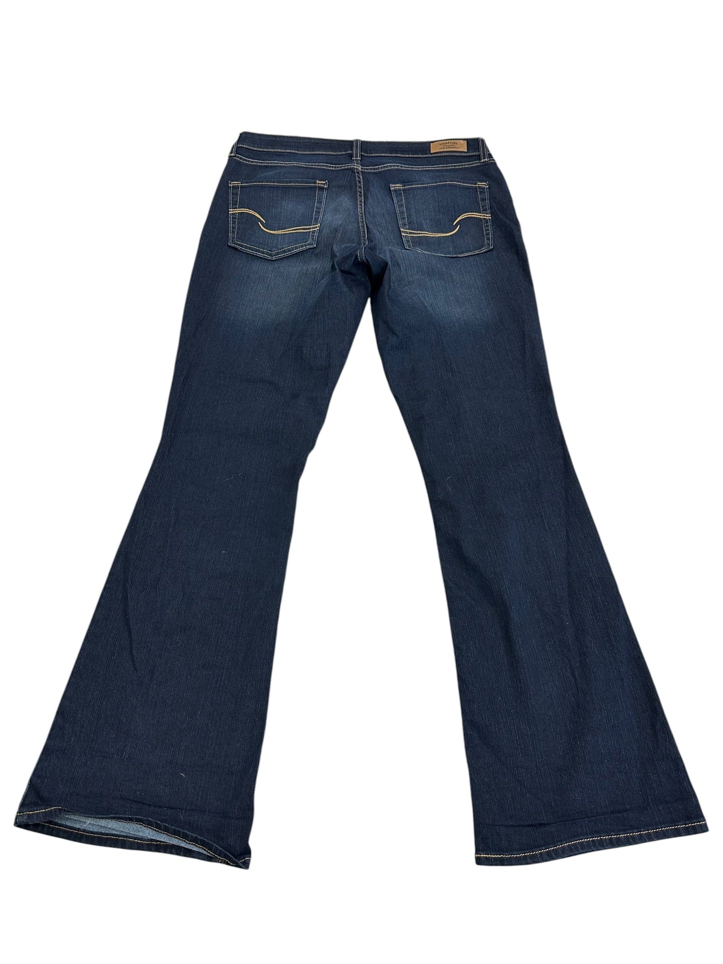 Jeans Boot Cut By Levis In Blue Denim, Size:14