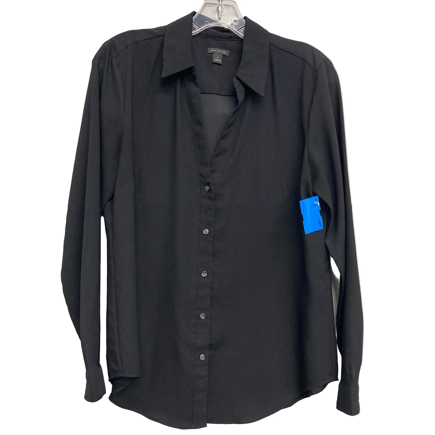 Top Ls By Ann Taylor In Black, Size:M