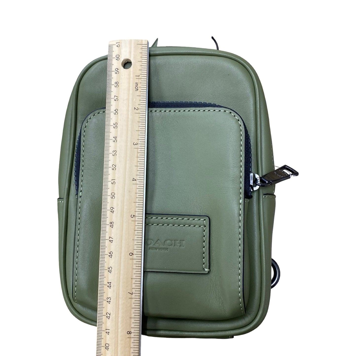 Handbag Designer By Coach In Green, Size:Medium