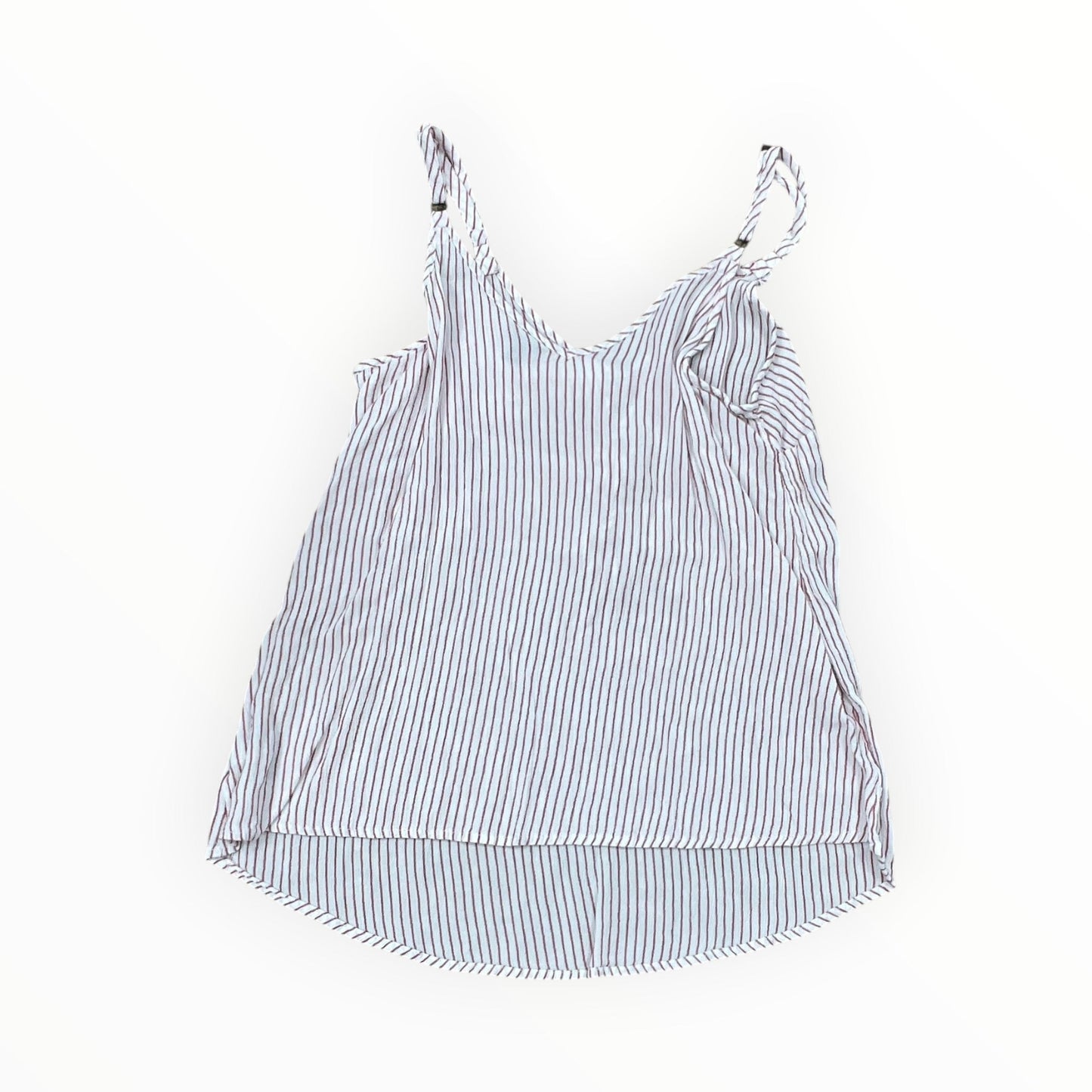 Top Sleeveless By Torrid In Cream & Purple, Size:M