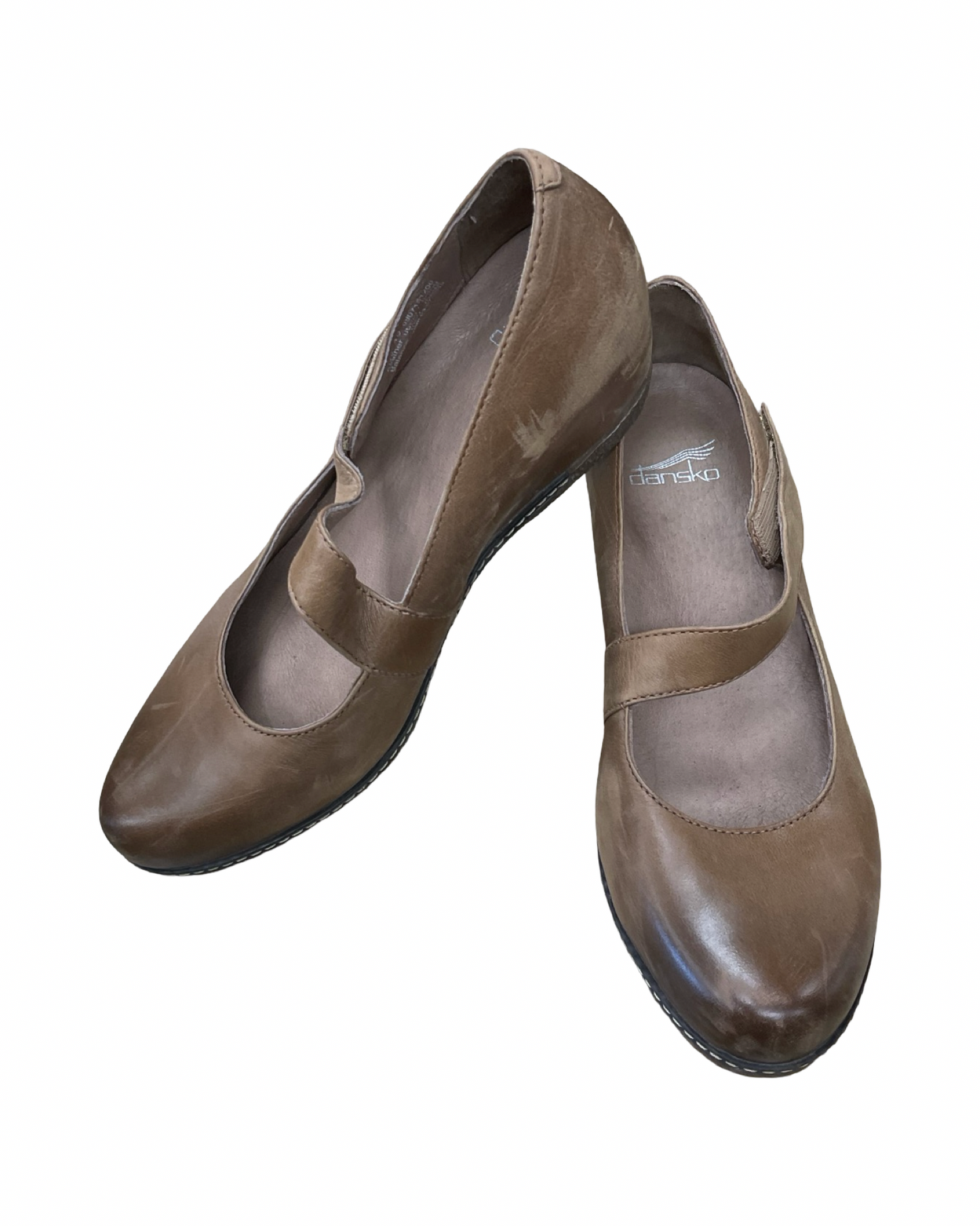 Shoes Heels Kitten By Dansko In Brown, Size:9.5