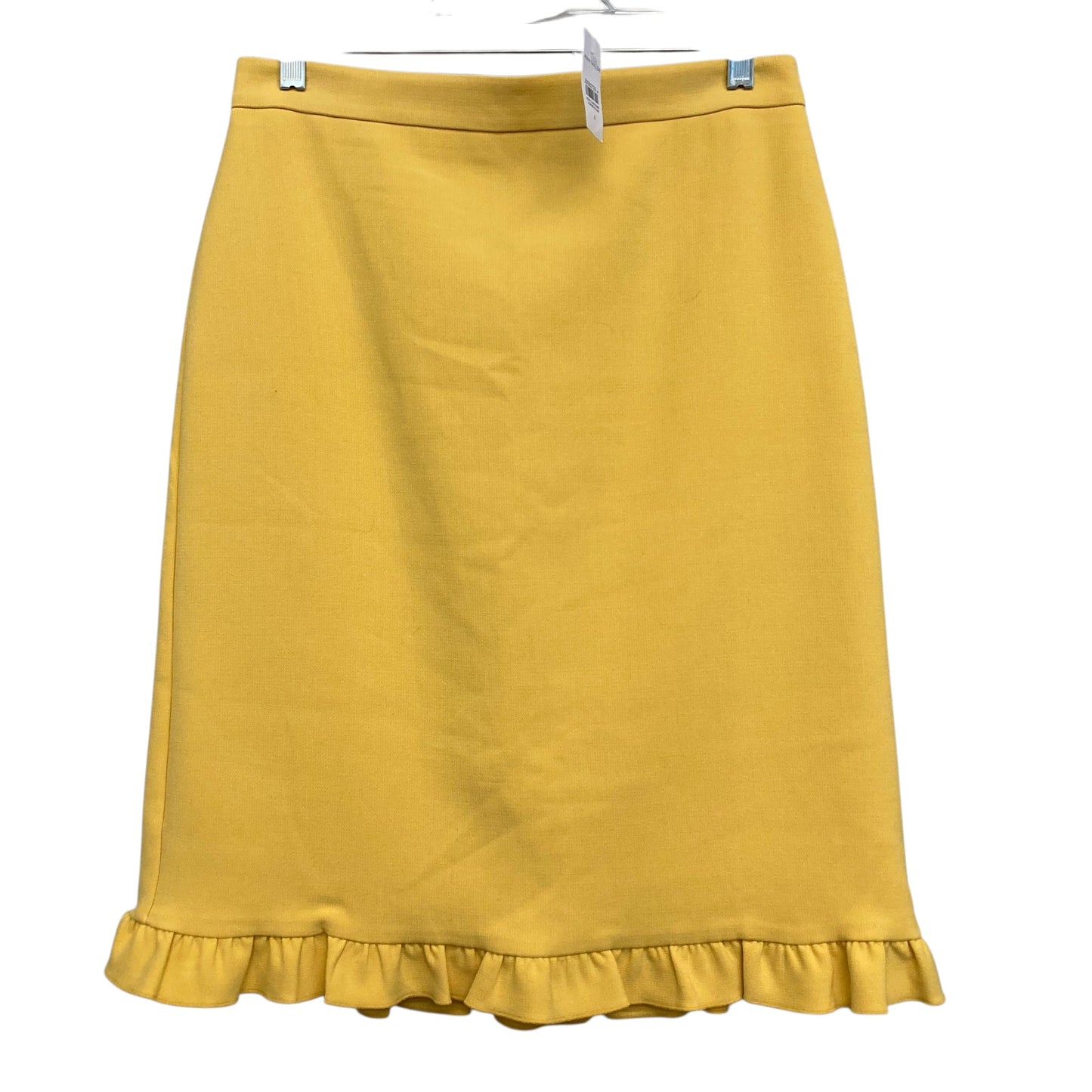 Skirt Midi By Ann Taylor In Yellow, Size:4