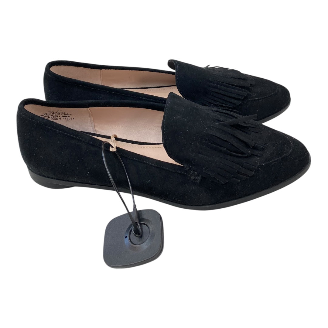 Shoes Flats By H&M In Black, Size:7.5