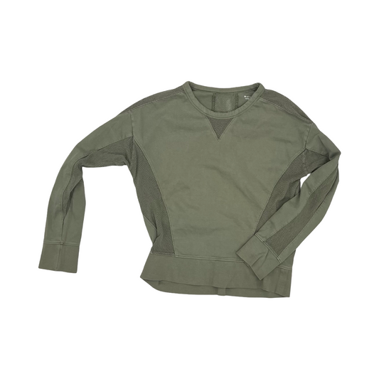 Athletic Sweatshirt Crewneck By Athleta In Green, Size:S