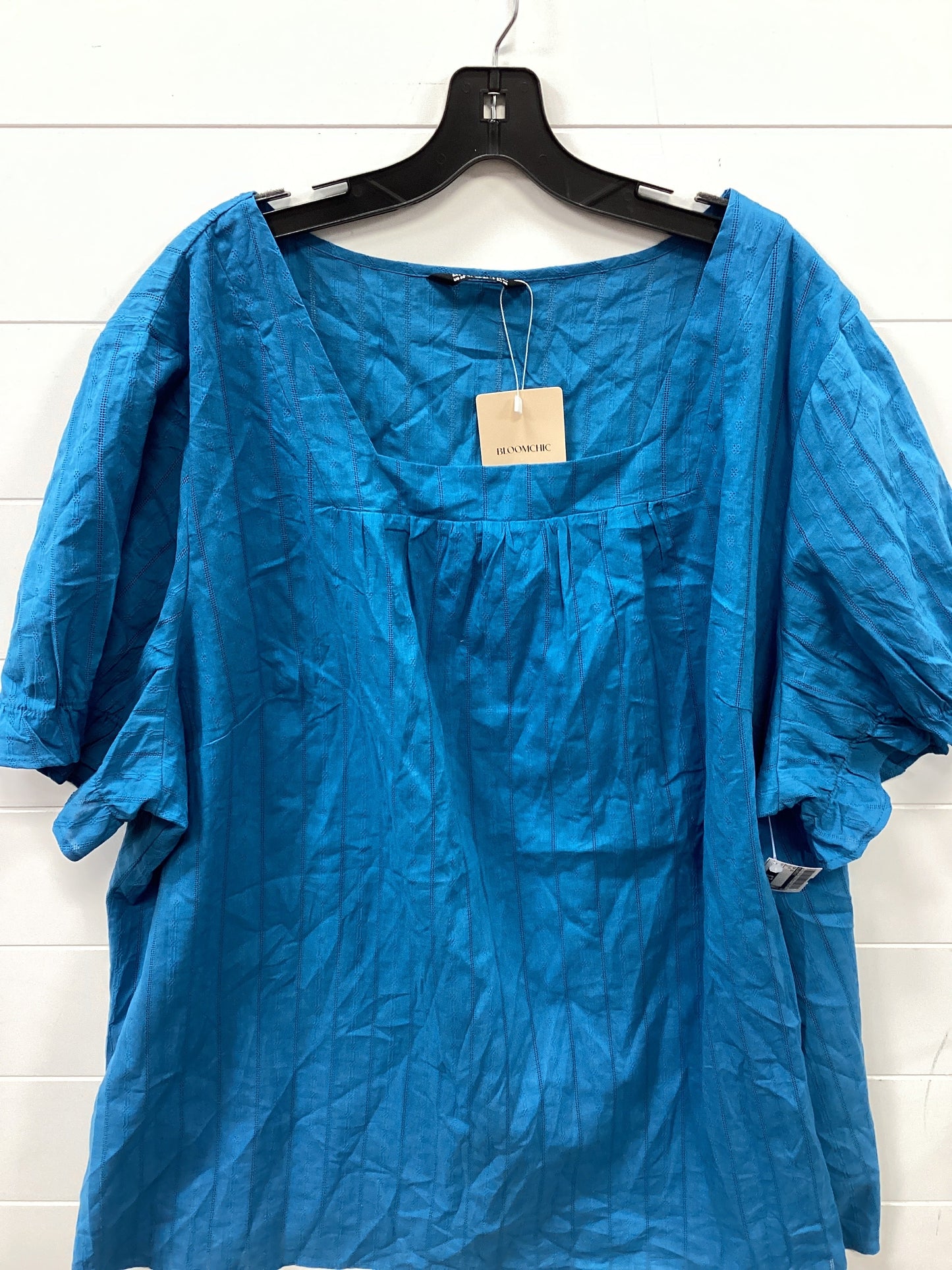 Top Ss By Bloomchic In Blue, Size:3X