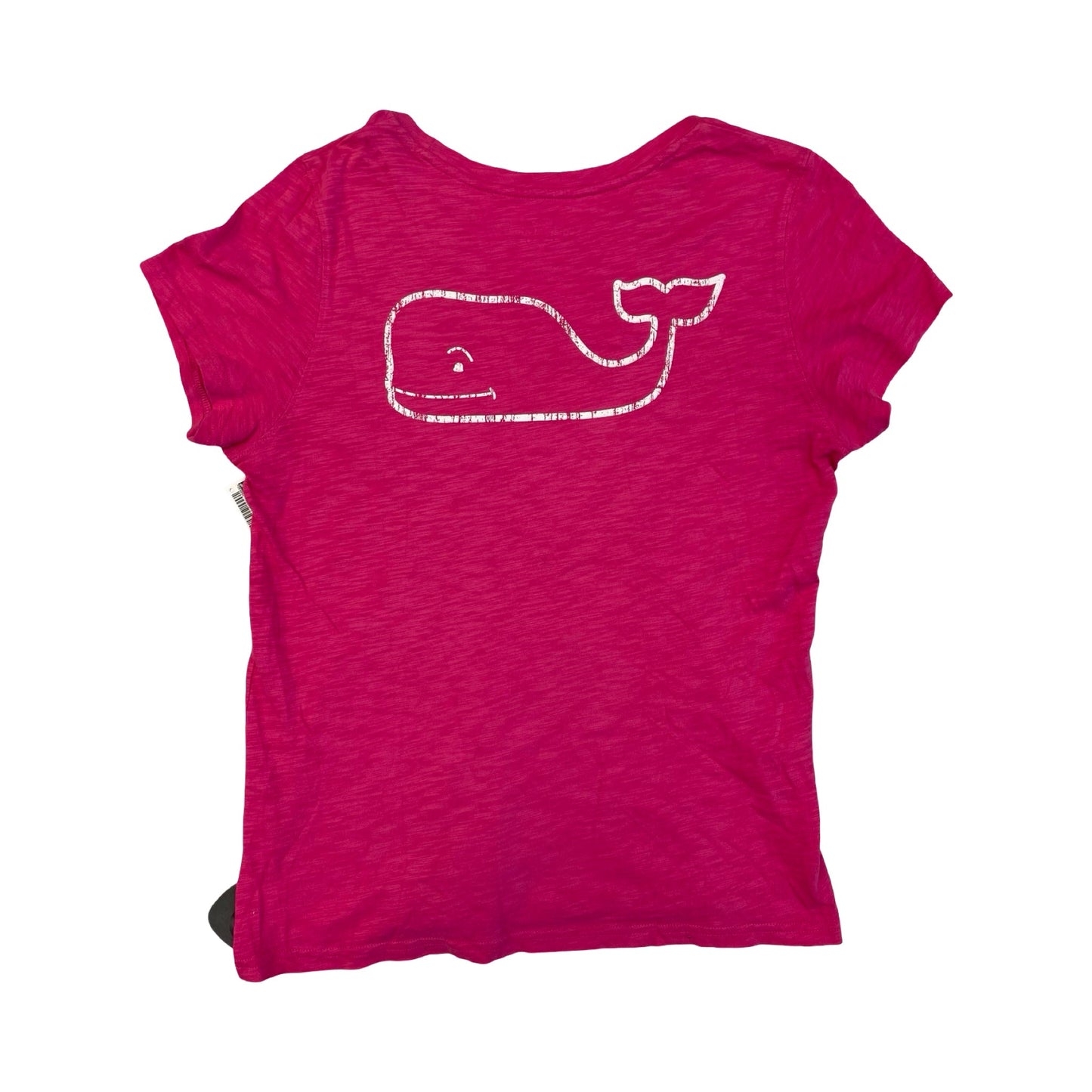 Top Ss Basic By Vineyard Vines In Pink & White, Size:M