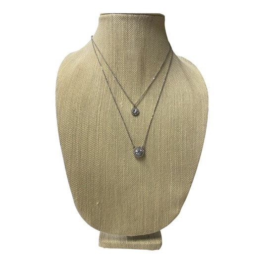 Necklace Layered  In Silver