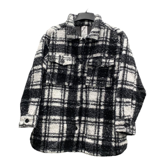 Jacket Shirt By Serra In Black & White, Size:M