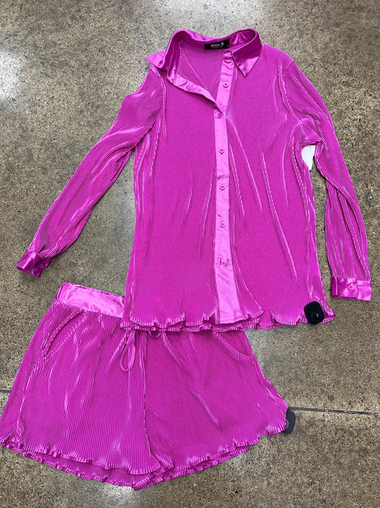 Shorts Set By Blue B In Pink, Size:S