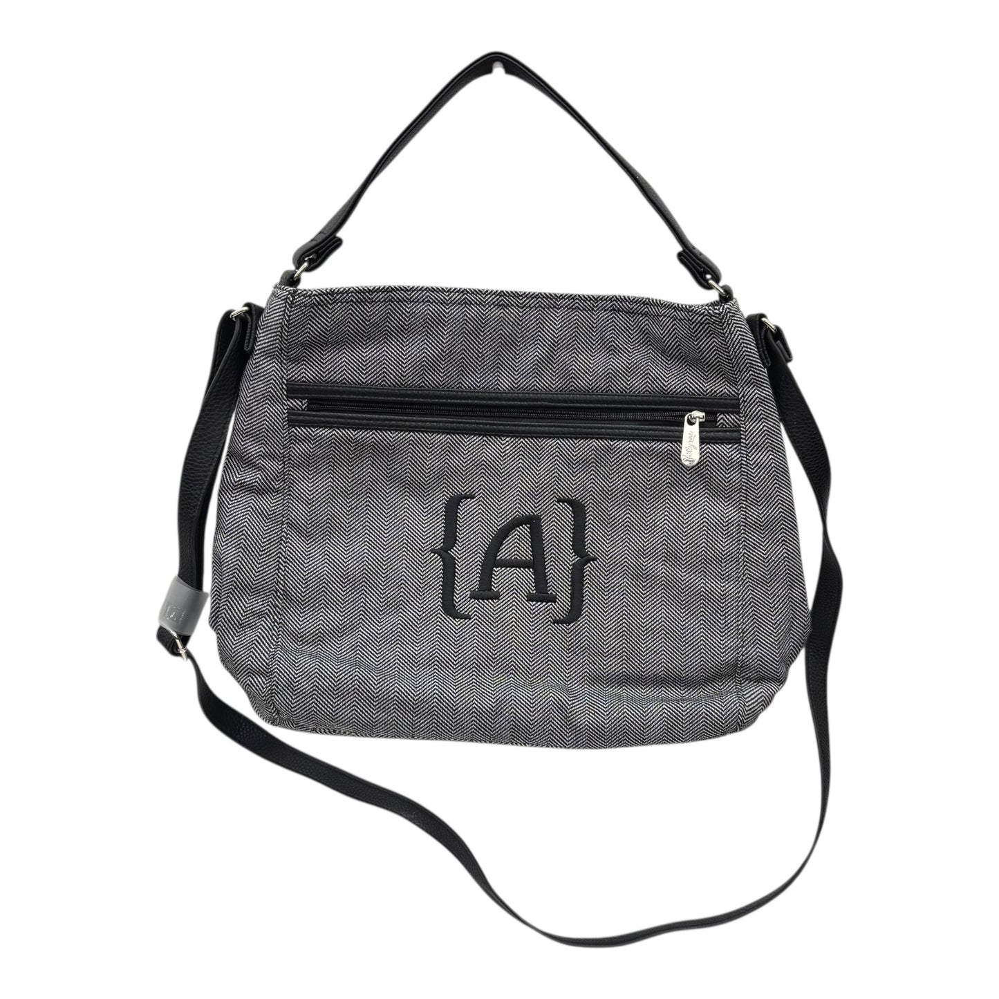 Crossbody By Thirty One In Black & White, Size:Medium