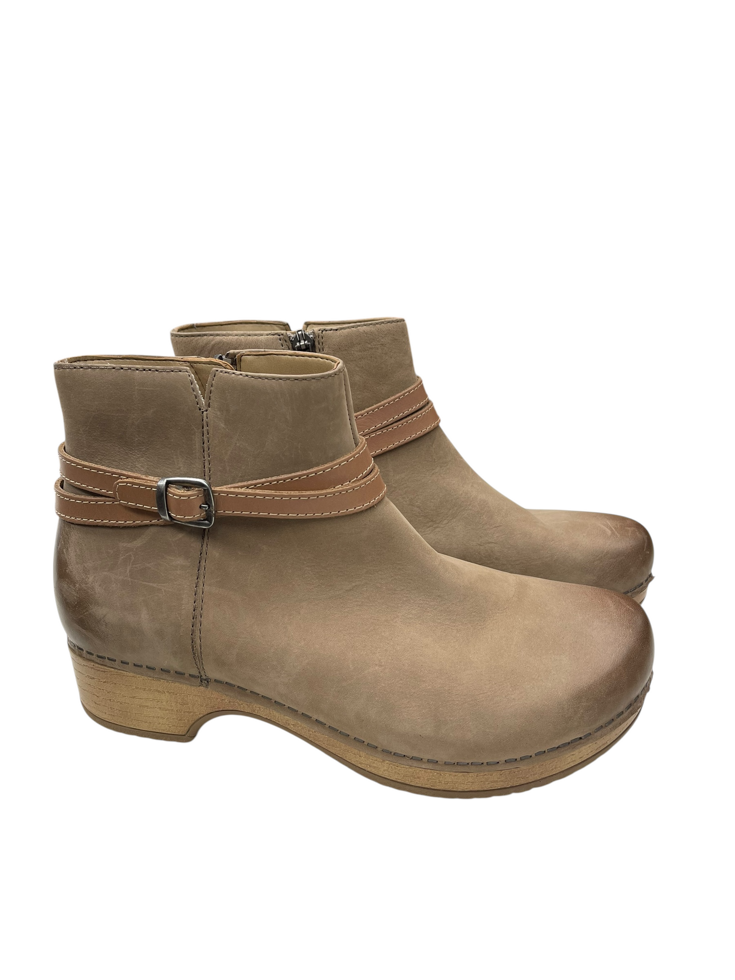 BOOTS ANKLE FLATS by DANSKO In TAN, Size: 10