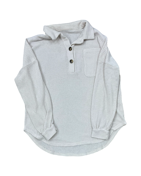 Top Ls By Clothes Mentor In Tan, Size:L