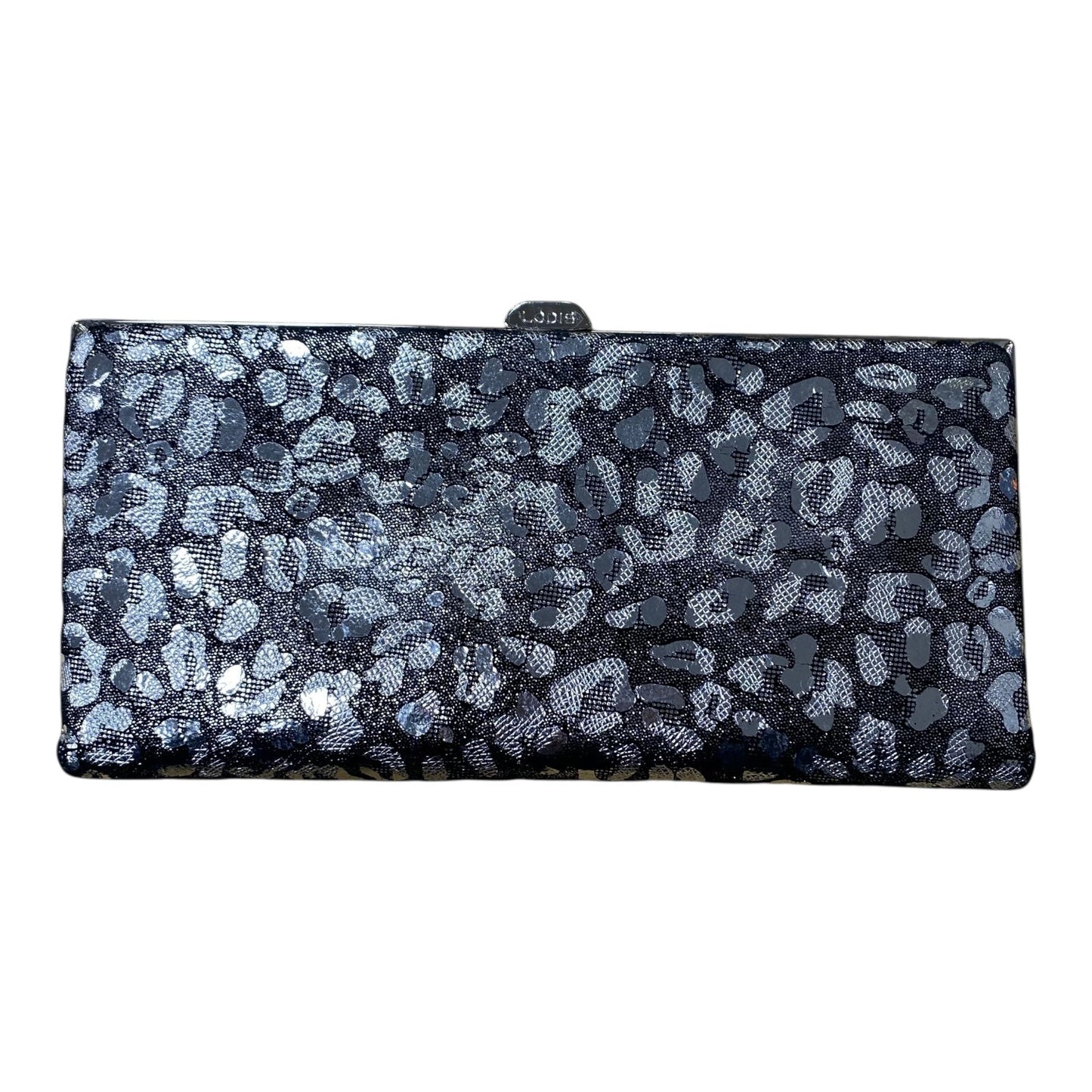 Wallet By Lodis In Silver, Size:Large