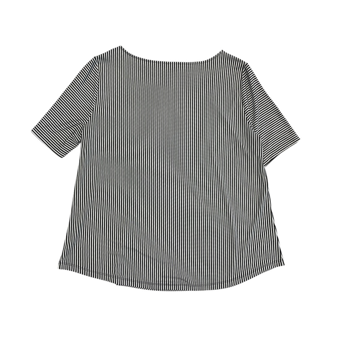 Top Ss By Ann Taylor In Black & White, Size:Xl
