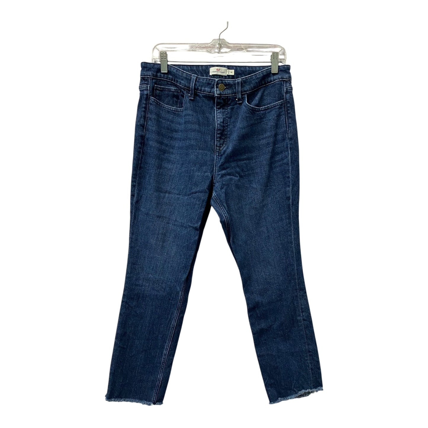 Jeans Straight By Vineyard Vines In Blue Denim, Size:10