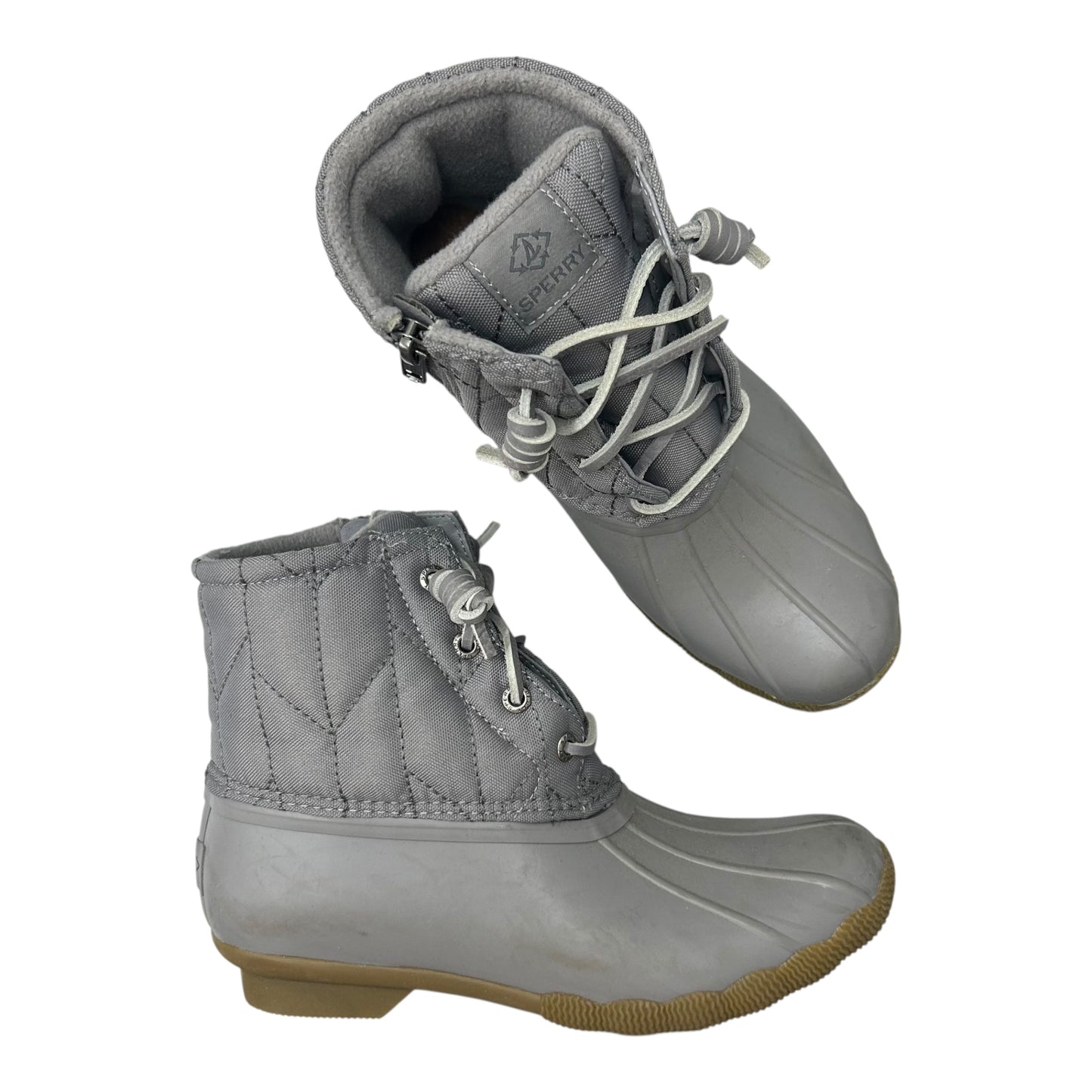 Boots Rain By Sperry In Grey, Size:6.5