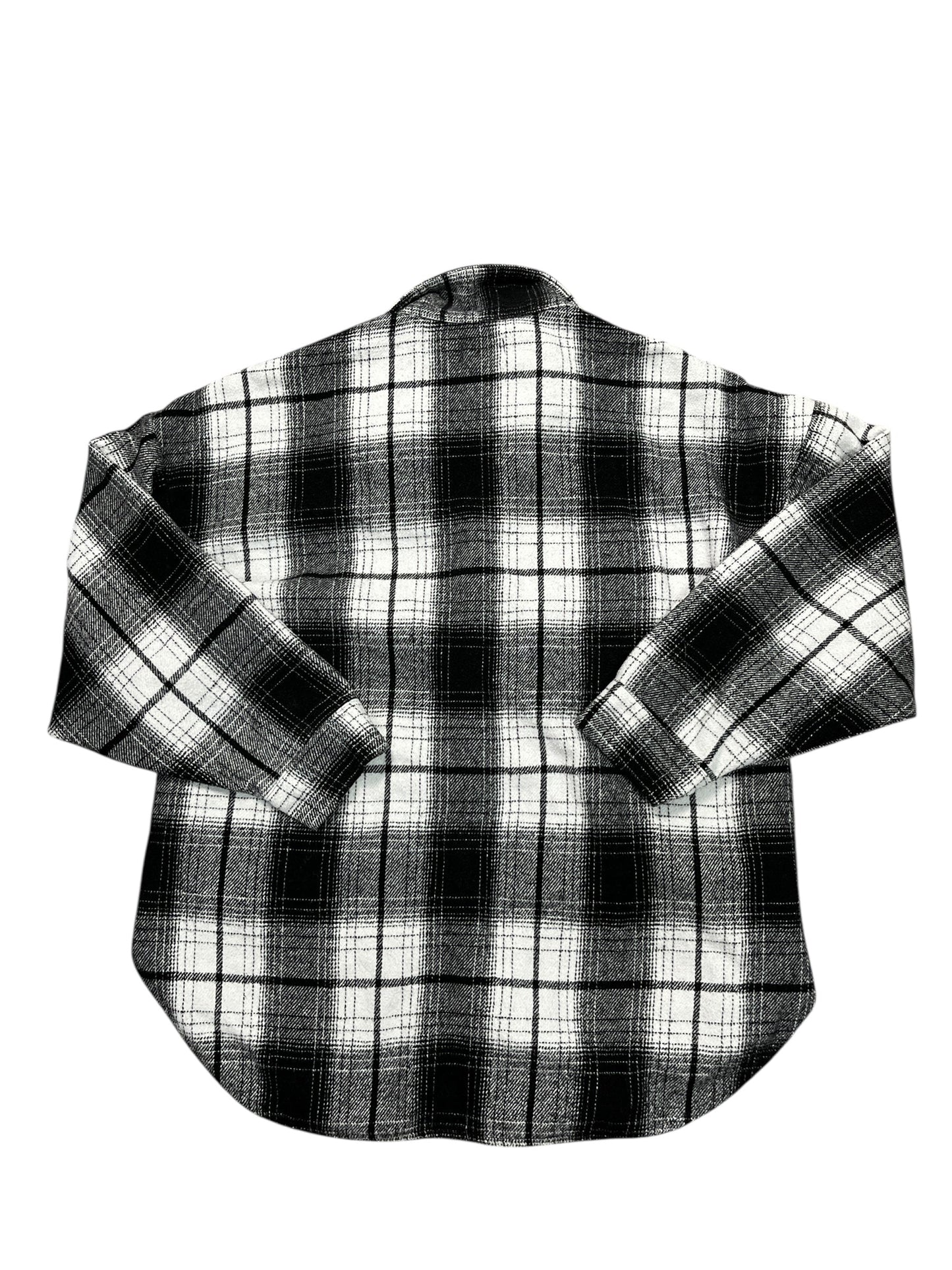 Jacket Shirt By Clothes Mentor In Plaid Pattern, Size:S