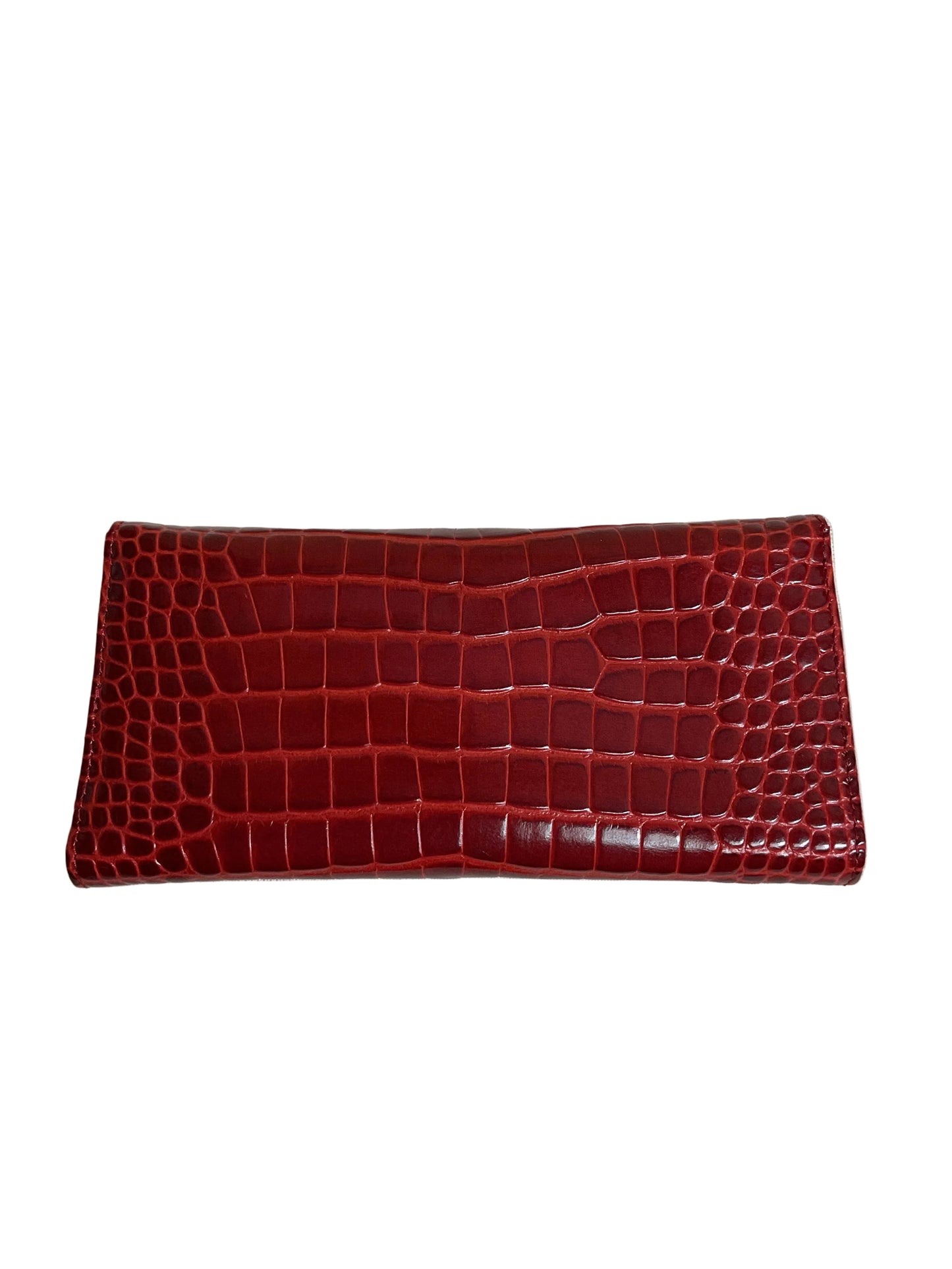 Wallet Designer By Brahmin In Red, Size:Medium