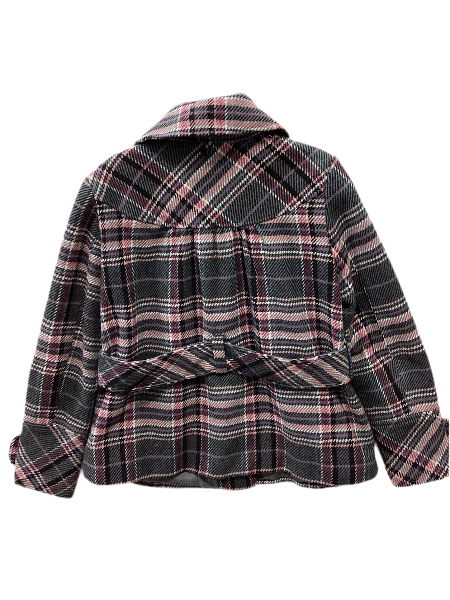 Jacket Fleece By Via Spiga In Plaid Pattern, Size:S