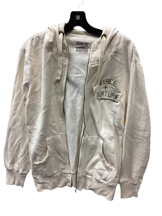 Sweatshirt Hoodie By Mossimo In Cream, Size:Xl