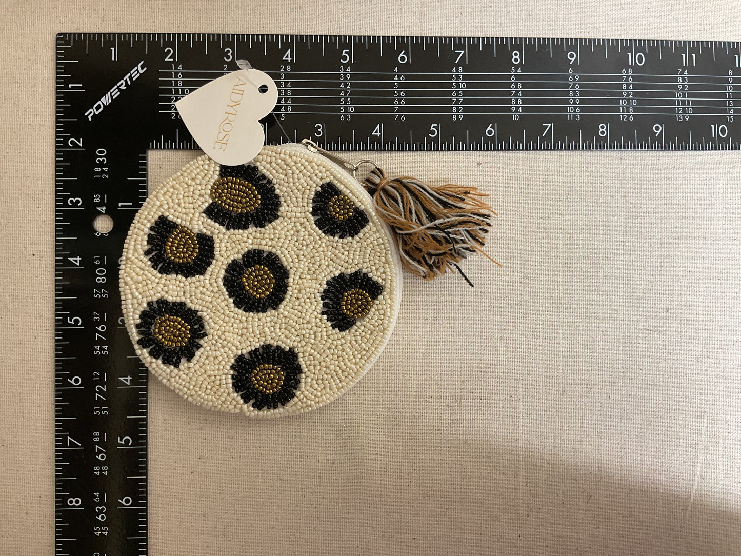 Coin Purse By Clothes Mentor In Black & White, Size:Small