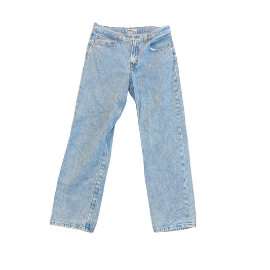 Jeans Wide Leg By Levis In Blue Denim, Size:10