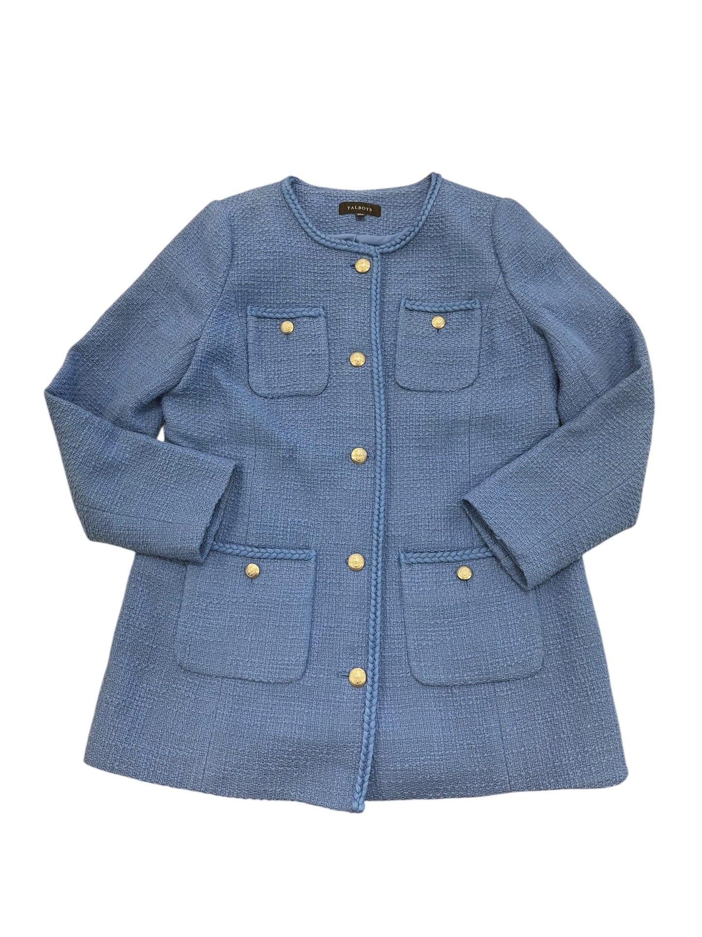 Blazer By Talbots In Blue, Size:10