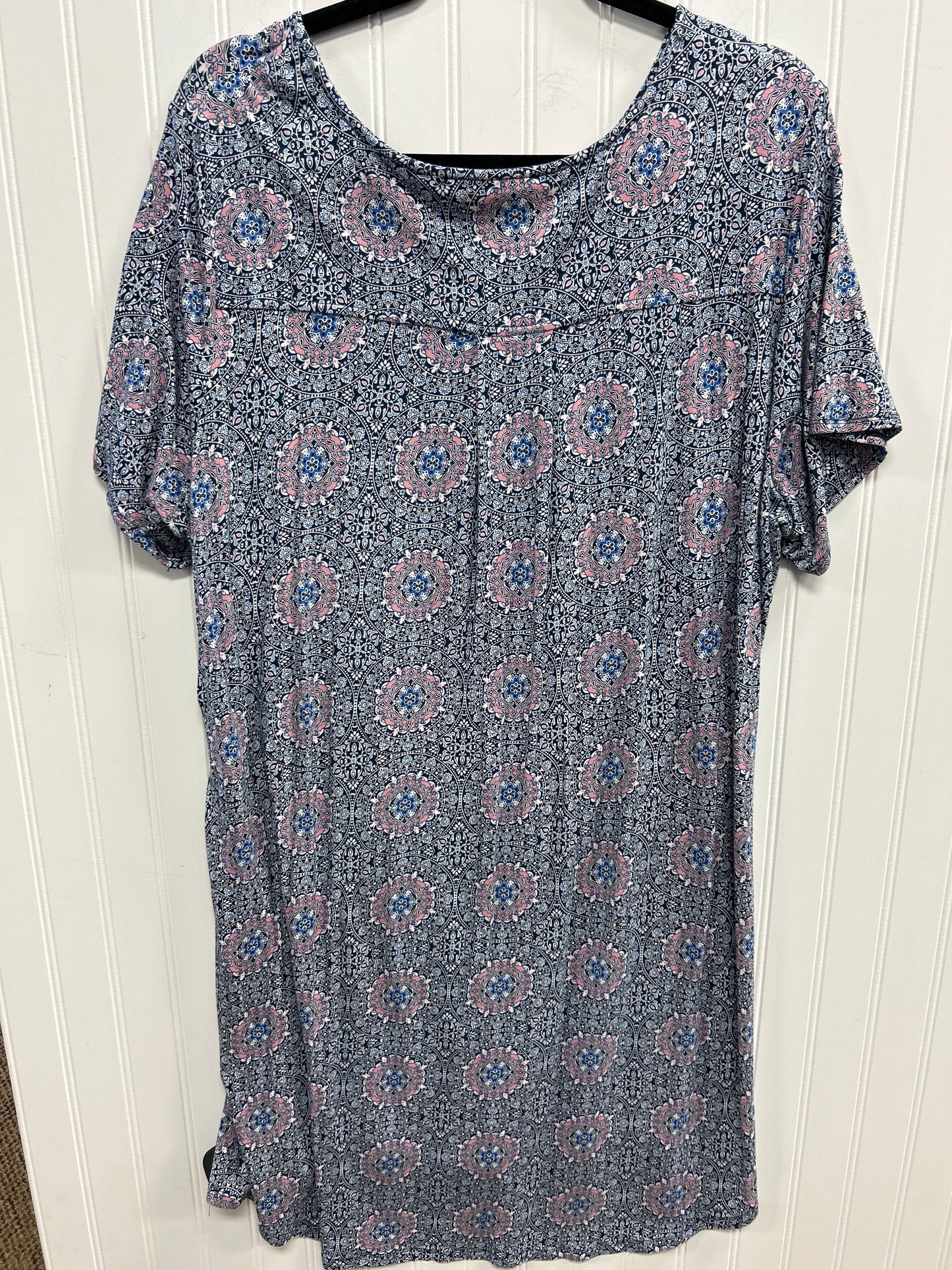 Dress Casual Midi By Philosophy In Multi, Size:2X