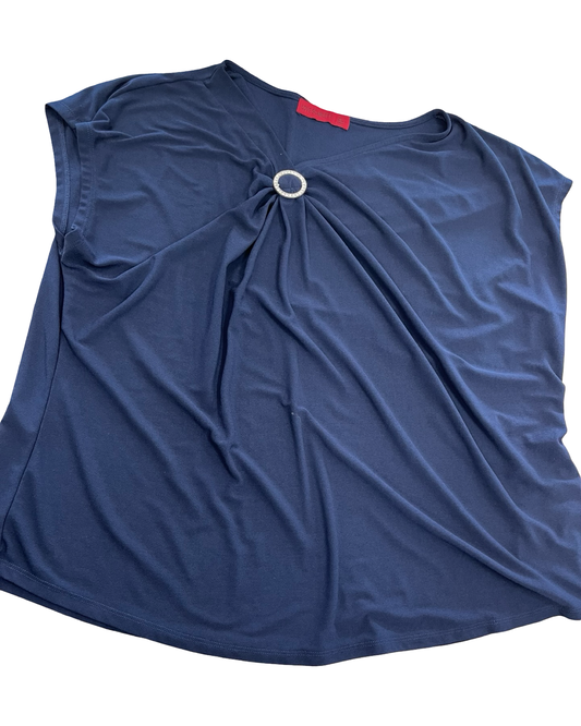 Top Ss By Love Scarlett In Blue, Size:3X