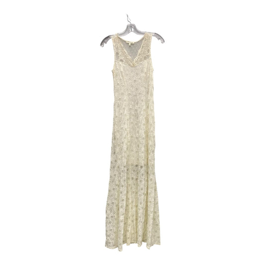 Dress Casual Maxi By Monteau In Cream, Size:Xs