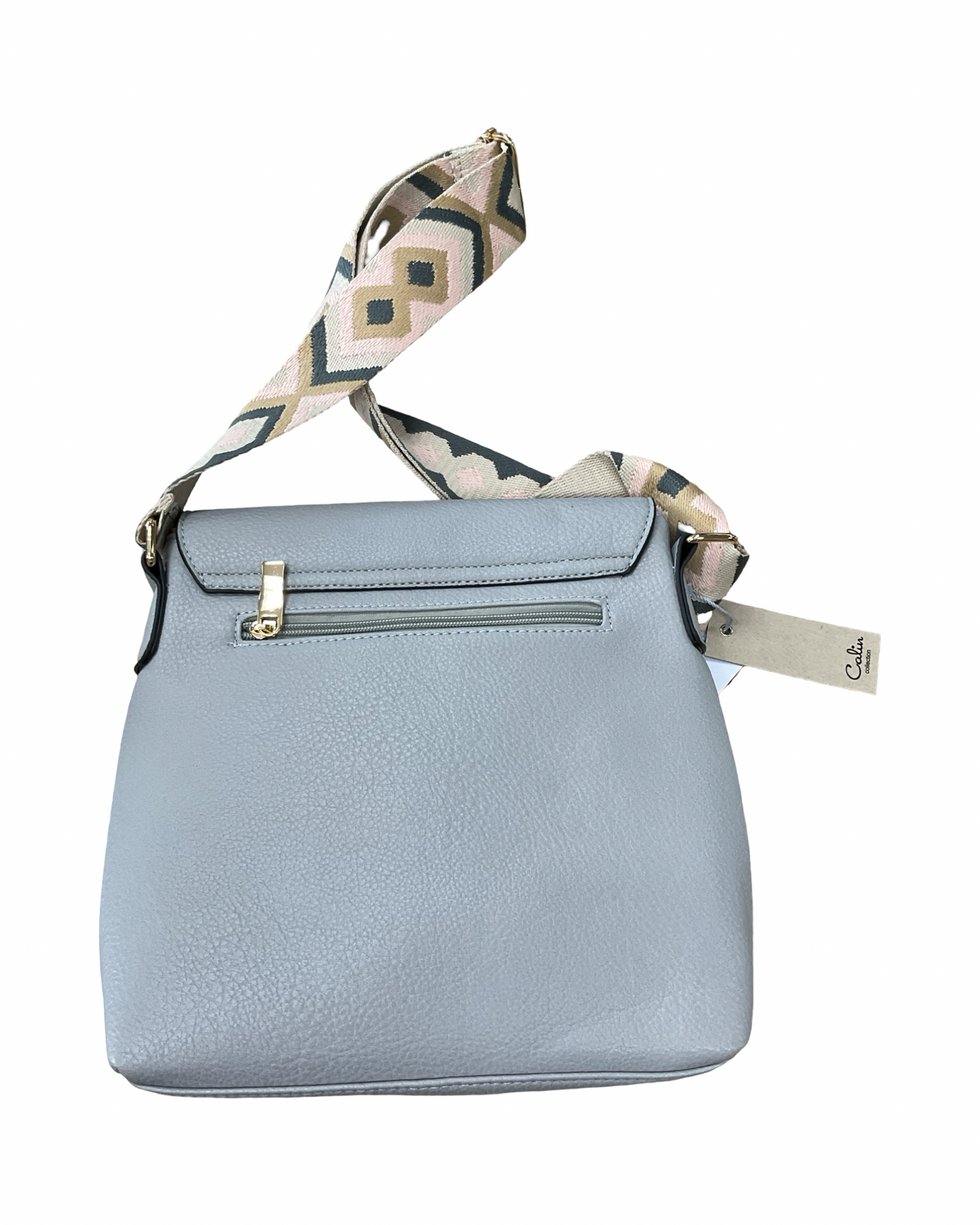 Crossbody By Clothes Mentor In Grey, Size:Medium