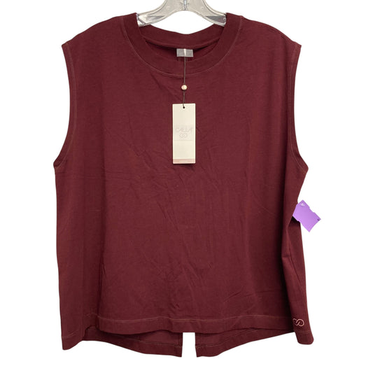 Athletic Tank Top By Calia In Maroon, Size:Xl