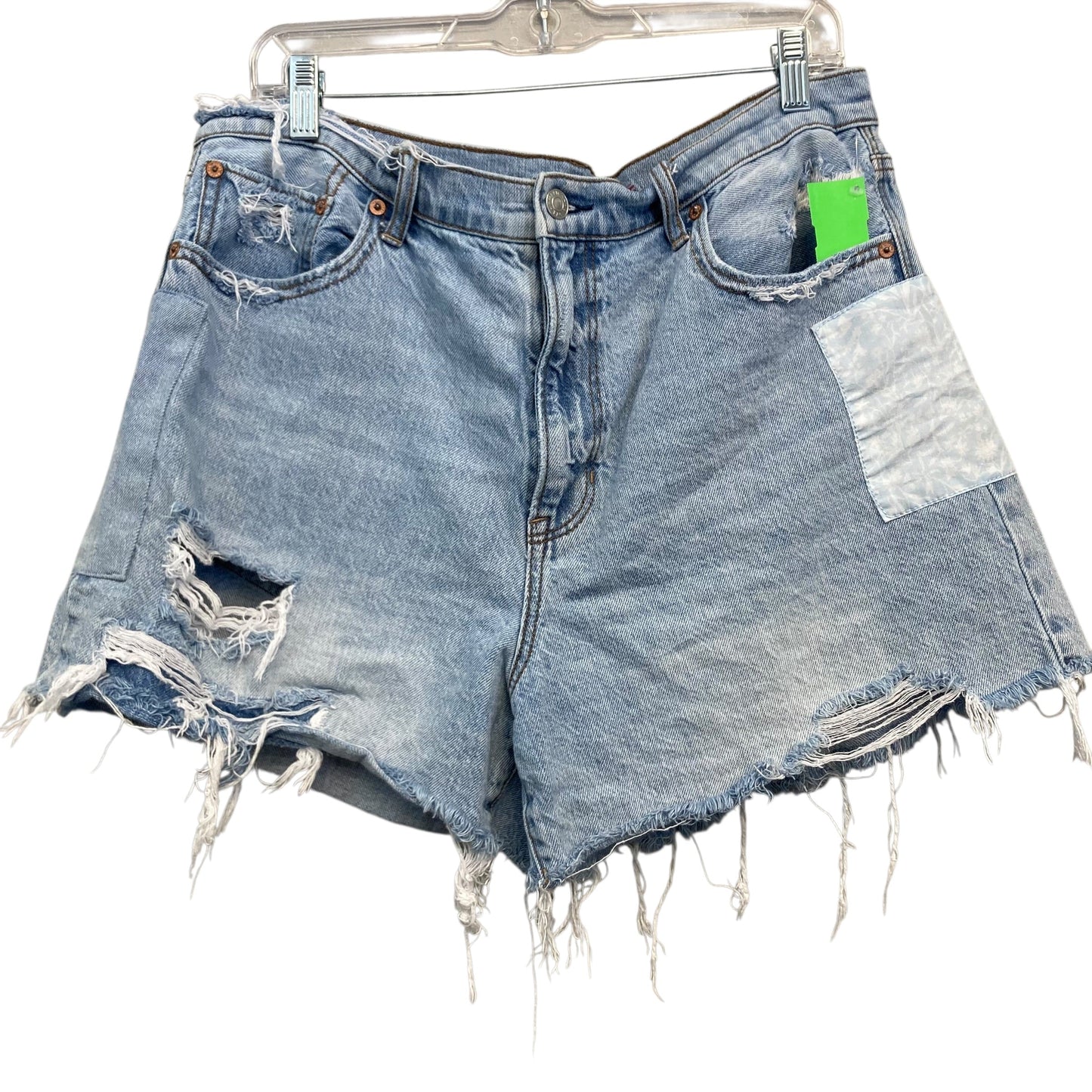 Shorts By American Eagle In Blue Denim, Size:16