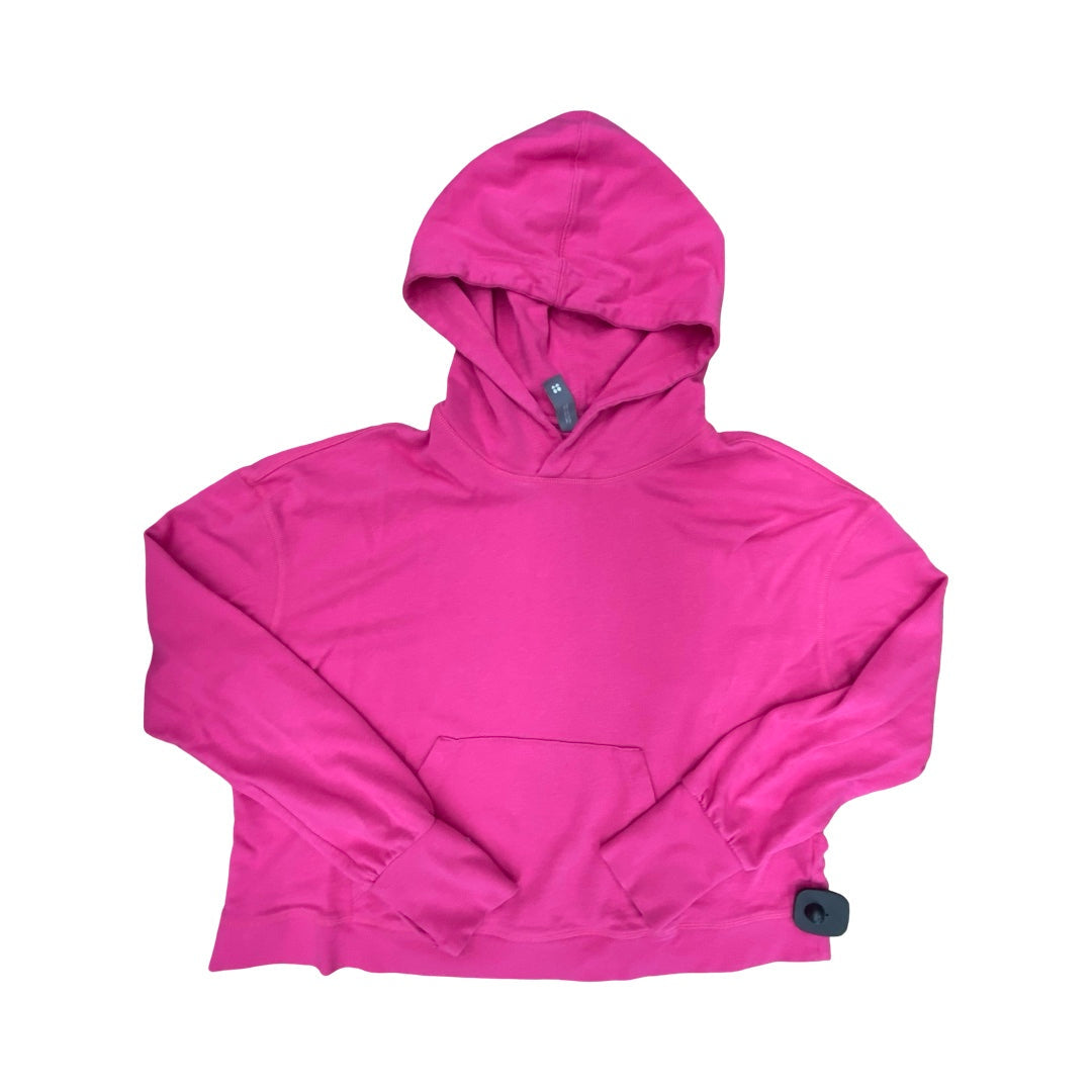 Sweatshirt Hoodie By Sweaty Betty In Pink, Size:8