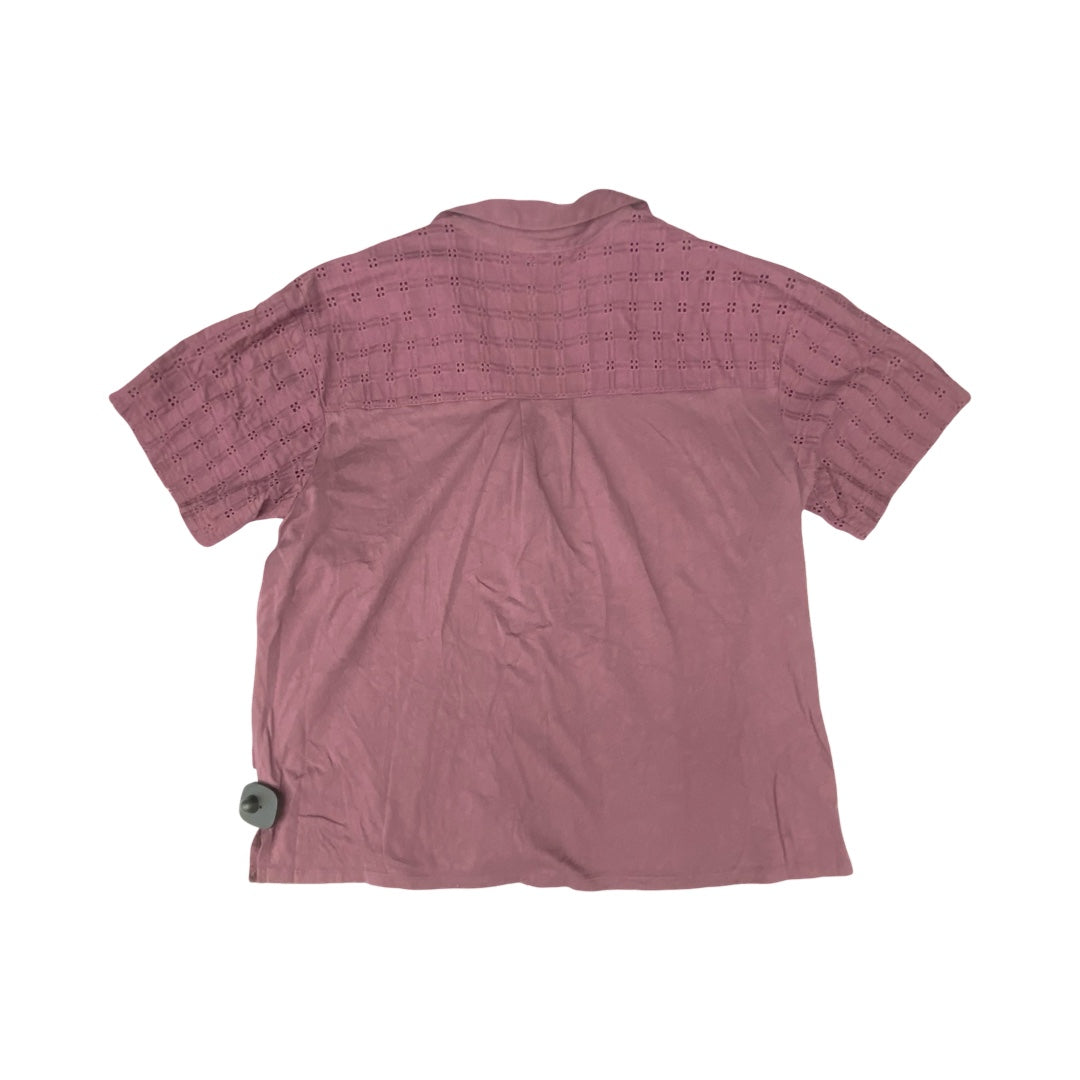 Top Ss By Eddie Bauer In Purple, Size:L