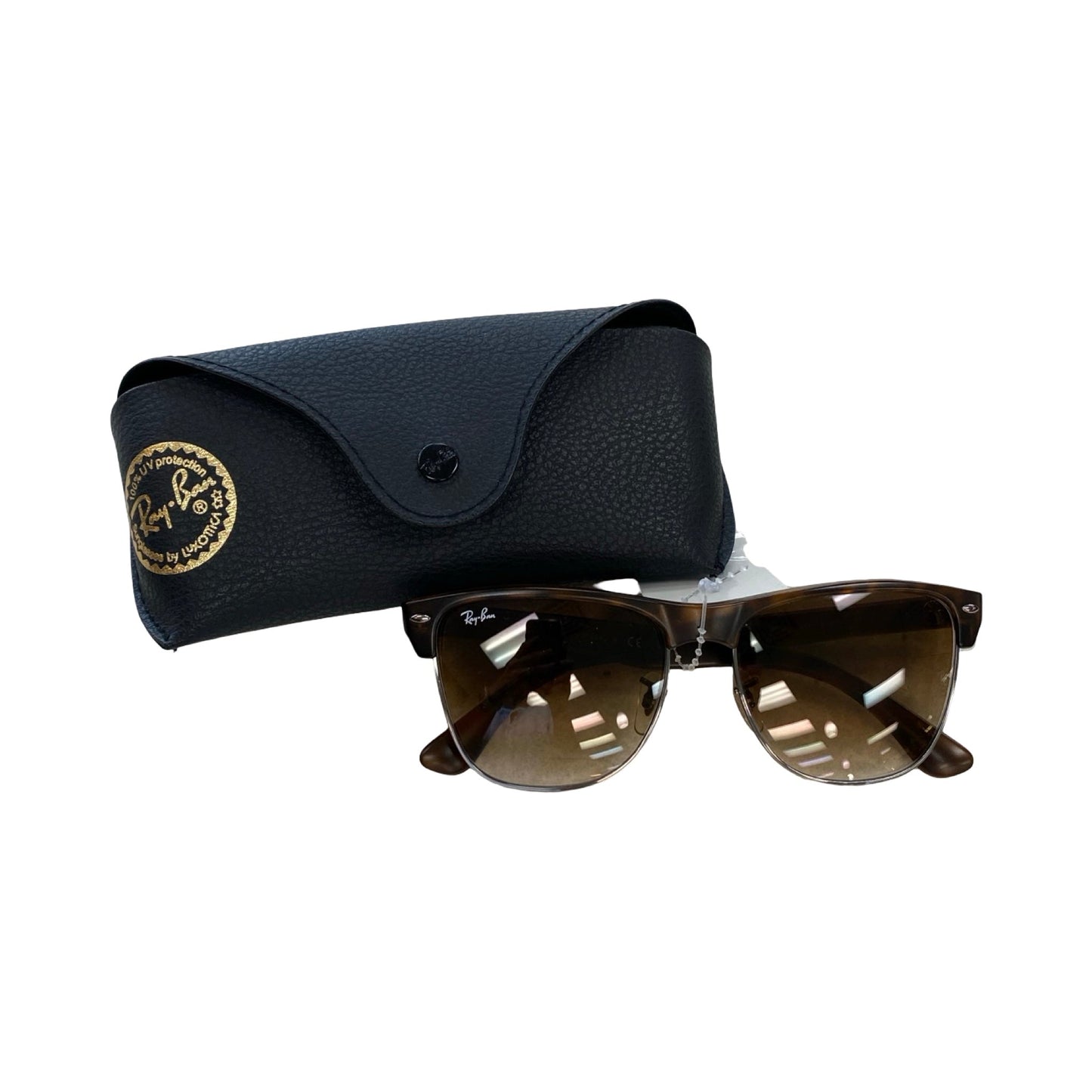 Sunglasses Designer By Ray Ban In Brown, Size: