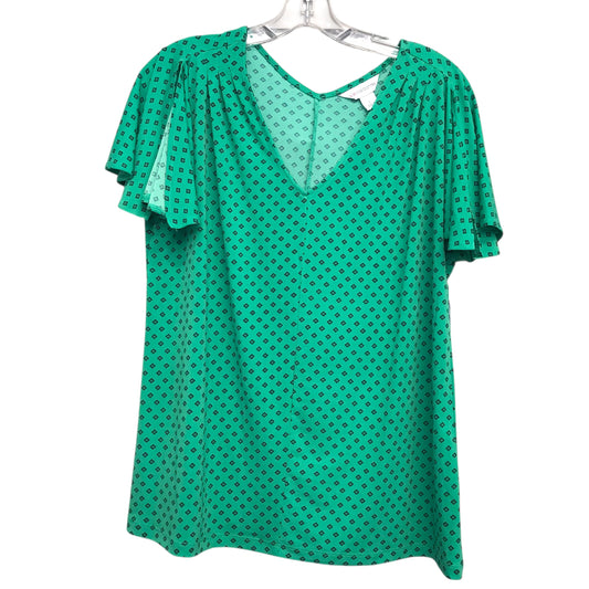 Top Ss By Liz Claiborne In Green, Size:L
