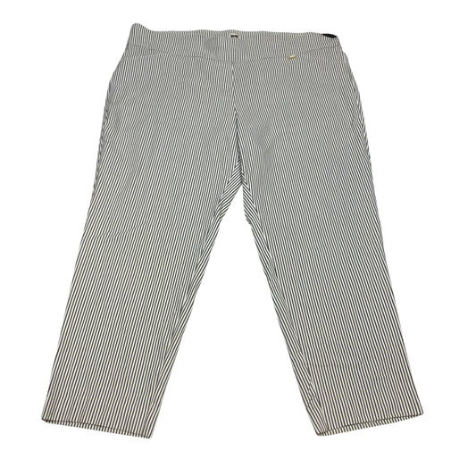 Pants Dress By Anne Klein In Blue & White, Size:3X