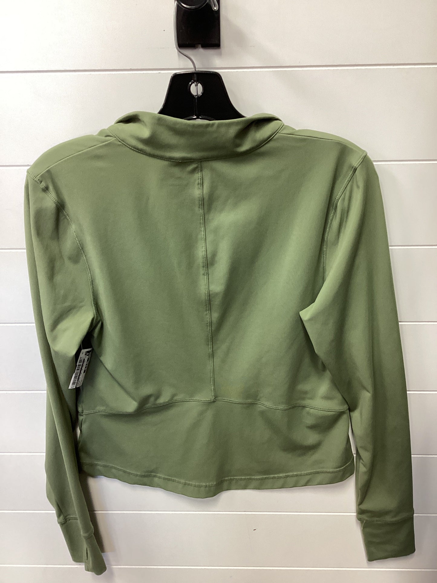 Athletic Top Ls Collar By Avia In Green, Size:M