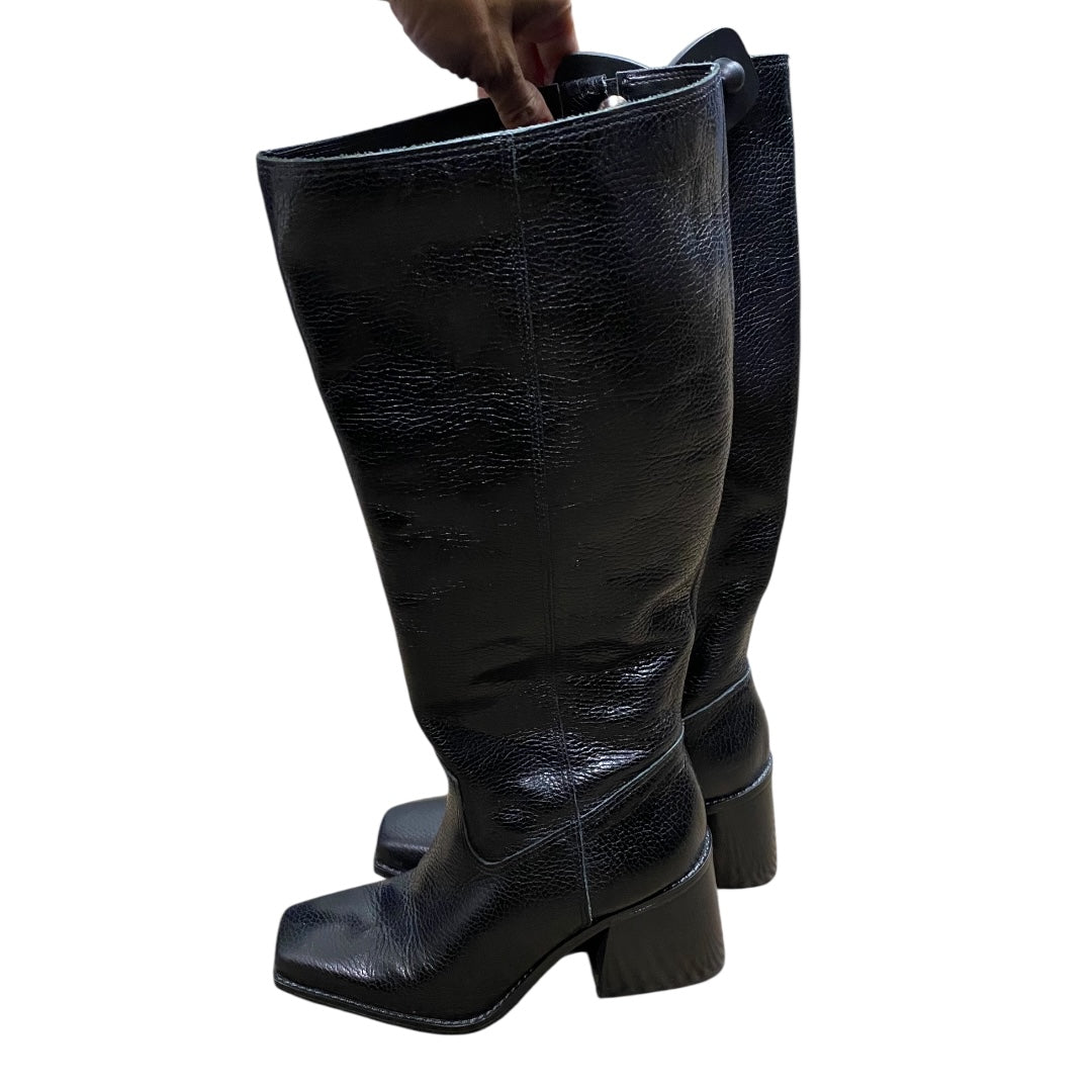 Boots Knee Heels By Vince Camuto In Black, Size:7