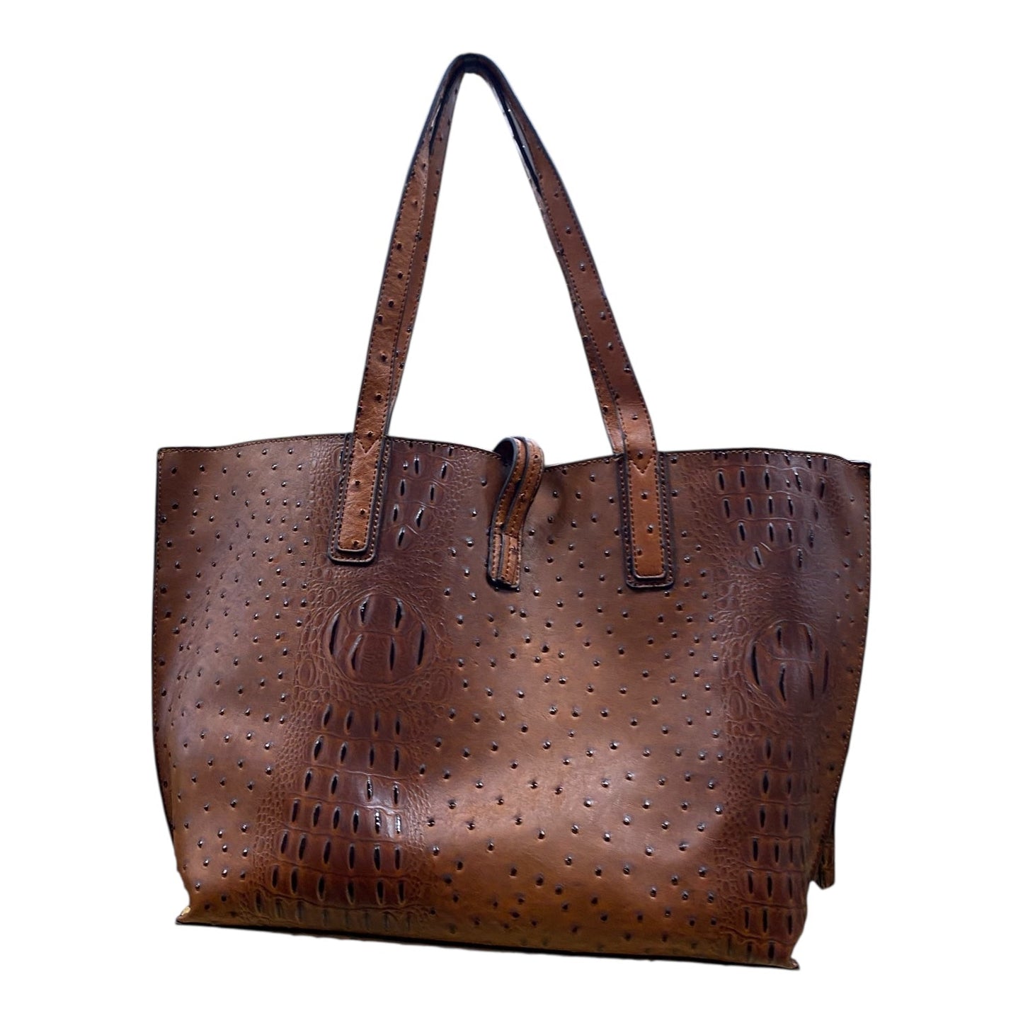 Handbag  In Brown, Size:Medium
